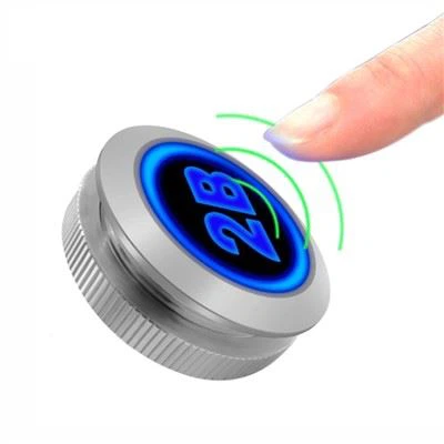 زر المصعد بدون لمس